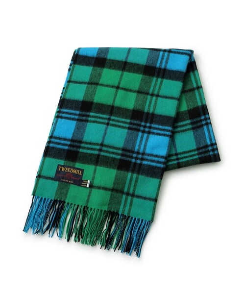 ADAM ET ROPE'(アダムエロペ)の「【TWEEDMILL(ツイードミル)】Knee Rug(大判ストール)(マフラー・レディース・グレー系/カーキ/ターコイズ/レッド系・F)」の21枚目の写真