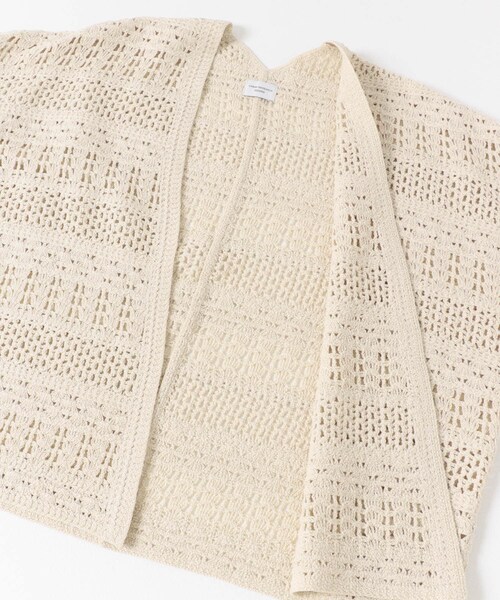 URBAN RESEARCH DOORS(アーバンリサーチドアーズ)の「クロシェニットカーディガン(カーディガン/ボレロ・レディース・OFF/BEIGE・Free)」の7枚目の写真