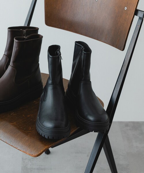 RODE SKO（ロデスコ）の「撥水ストレッチブーツ（ブーツ・レディース・DARK BROWN/BLACK・36/37/38）」の13枚目の写真