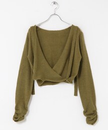 KBF | カシュクールコンパクトニット(ニット/セーター)