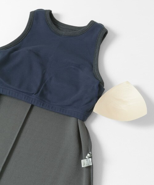 THE GOODLAND MARKET（ザグッドランドマーケット）の「&her　Boucle Cup Onepiece（ワンピース・レディース・BLACK/BEIGE/NAVY・one）」の20枚目の写真
