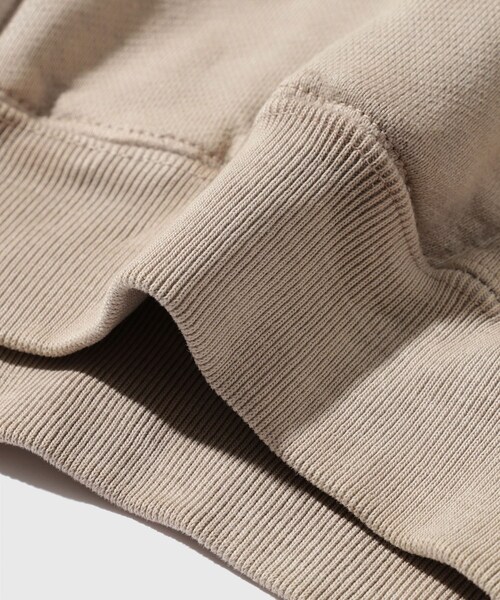 ADAM ET ROPE'(アダムエロペ)の「【NVRFRGT/ネヴァーフォーゲット】PANELED ZIP UP HOODIE(パーカー・メンズ・キナリ/ネイビー・1/2)」の14枚目の写真