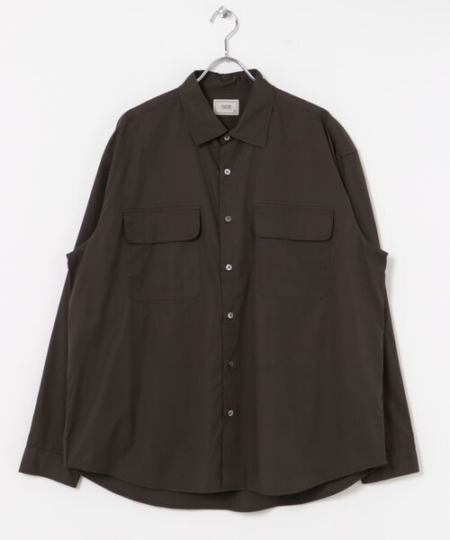 URBAN RESEARCH（アーバンリサーチ）の「ANOTHER OFFICE　Volume Shirts（シャツ/ブラウス・メンズ・Mild Brown/Concrete・1/2/3）」の3枚目の写真