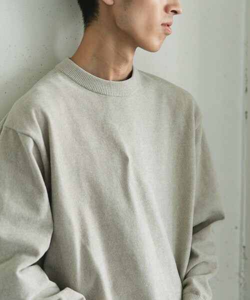 URBAN RESEARCH DOORS（アーバンリサーチドアーズ）の「モールニットプルオーバー（ニット/セーター・メンズ・GREIGE/SAGE/CHARCOAL・M/L）」の22枚目の写真
