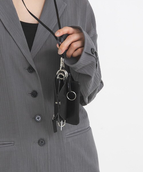 KBF（ケイビーエフ）の「マルチポーチネックショルダー2（その他雑貨・レディース・BLACK/D.BROWN・One）」の8枚目の写真