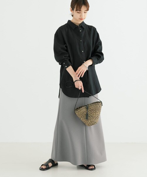 URBAN RESEARCH（アーバンリサーチ）の「ボルガバスケットショルダーバッグ（かごバッグ・レディース・NATURAL/NTL×BLK/PINK・-）」の8枚目の写真