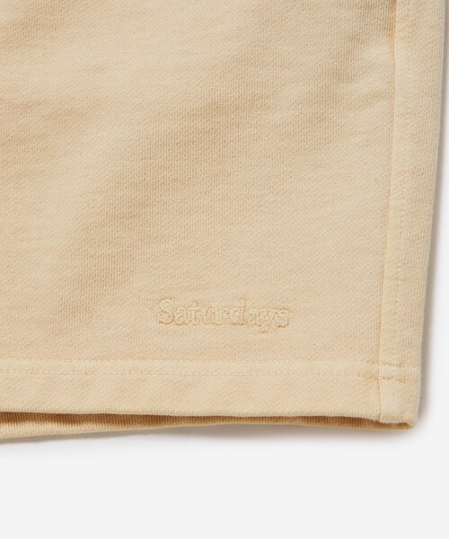 Saturdays NYC(サタデーズ ニューヨークシティ )の「Austin Pigment Dyed Sweat Short(その他パンツ・メンズ・ベージュ/ダークグリーン・S/XL/XS/L/M)」の14枚目の写真