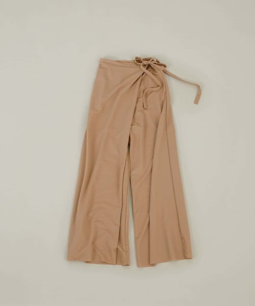 LAATO（ラート）の「wrap cut pants（その他パンツ・レディース・インク/ネズミ/ラクダ・FREE）」の3枚目の写真