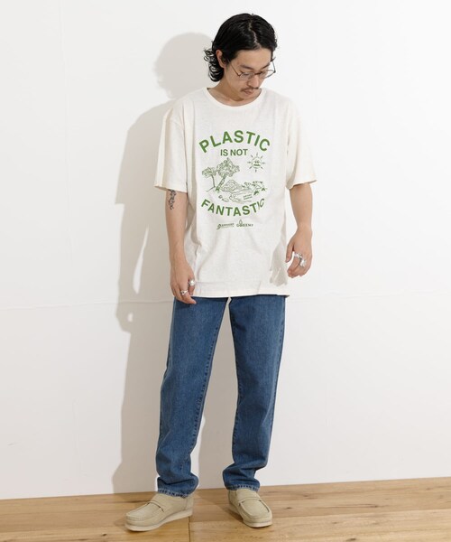 THE GOODLAND MARKET（ザグッドランドマーケット）の「SURFRIDER FOUNDATION　SFJxGOHEMP Message T-Shirts（Tシャツ/カットソー・メンズ・off・S/M/L/XL）」の6枚目の写真
