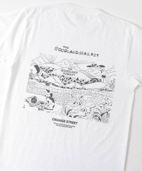 THE GOODLAND MARKET(ザグッドランドマーケット)の「ザ グッドランド マーケット THE GOODLAND T-SHIRTS LAND(Tシャツ/カットソー・メンズ・White・S/M/L)」の13枚目の写真