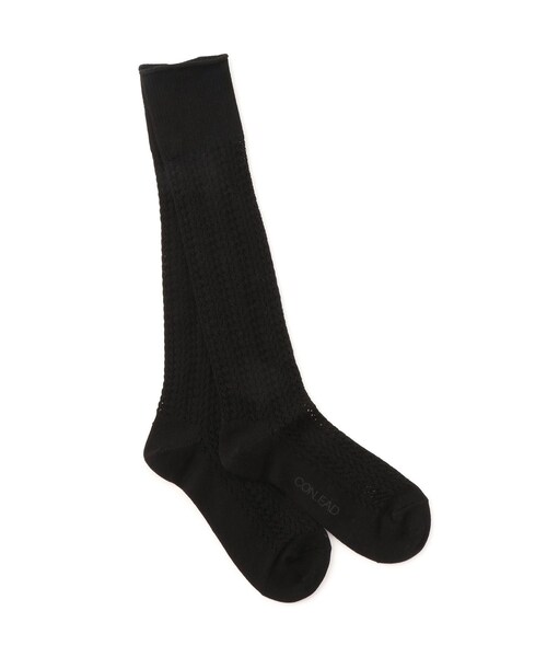 ADAM ET ROPE'（アダムエロペ）の「【CONLEAD（コンリード）】Lace Long（ソックス/靴下・レディース・ブラック/ホワイト/ベージュ系・F）」の14枚目の写真