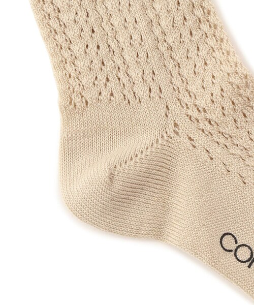 ADAM ET ROPE'（アダムエロペ）の「【CONLEAD（コンリード）】Lace Long（ソックス/靴下・レディース・ブラック/ホワイト/ベージュ系・F）」の7枚目の写真
