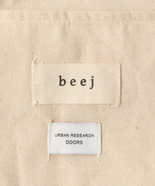 URBAN RESEARCH DOORS（アーバンリサーチドアーズ）の「『別注』beej×DOORS　巾着バッグ（ハンドバッグ・レディース・BEIGE/BLACK・-）」の10枚目の写真
