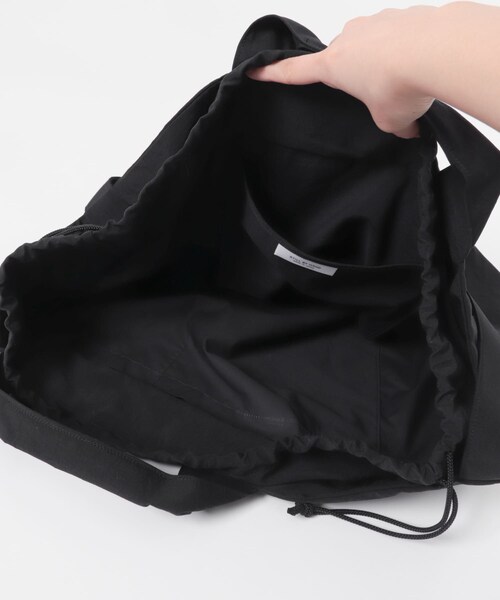 URBAN RESEARCH DOORS（アーバンリサーチドアーズ）の「STILL BY HAND　NYLON OX TWO-WAY BAG（ショルダーバッグ・メンズ・INK BLACK/CHARCOAL/ECRU・Free）」の10枚目の写真