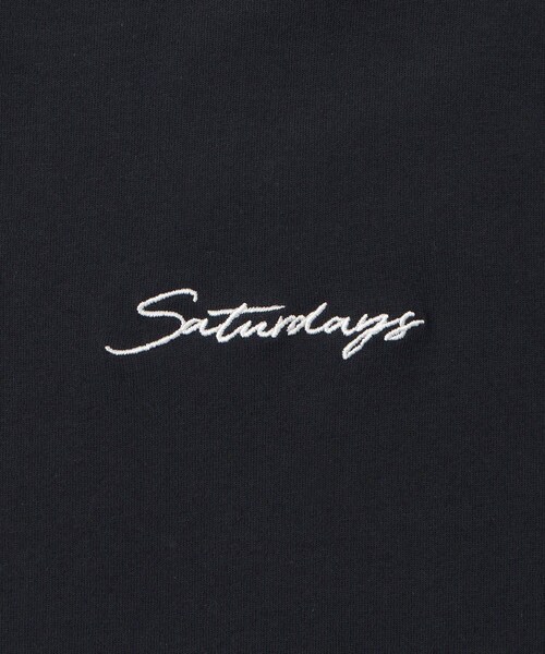 Saturdays NYC(サタデーズ ニューヨークシティ )の「Script Emb SS Tee(Tシャツ/カットソー・レディース・ネイビー・L/M/S/XL/XS/XXL)」の16枚目の写真