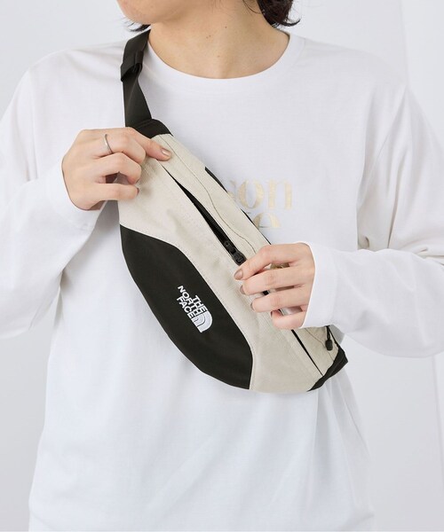 ROPE' PICNIC(ロペピクニック)の「【THE NORTH FACE/ザ・ノース・フェイス】Granule(ボディバッグ/ウエストポーチ・レディース・ブラック/キナリ・F)」の2枚目の写真