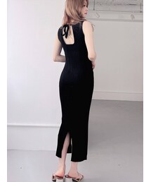 RESEXXY | バックオープンリブニットワンピース(ワンピース)