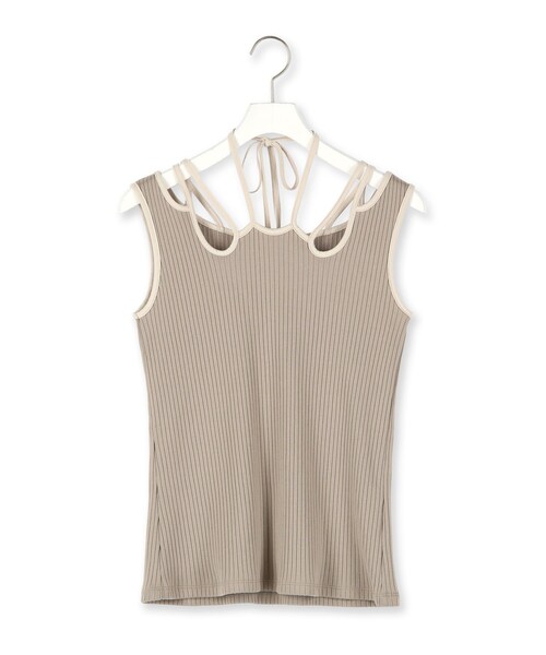 ADAM ET ROPE'(アダムエロペ)の「【MURRAL】Ivy tank(タンクトップ・レディース・ブラック/ライトグレー/ホワイト・1)」の3枚目の写真