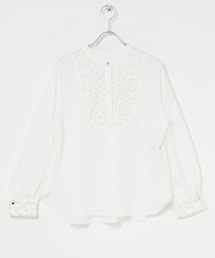 URBAN RESEARCH ROSSO WOMEN | ウォッシャブルフラワー刺繍レースブラウス(シャツ/ブラウス)