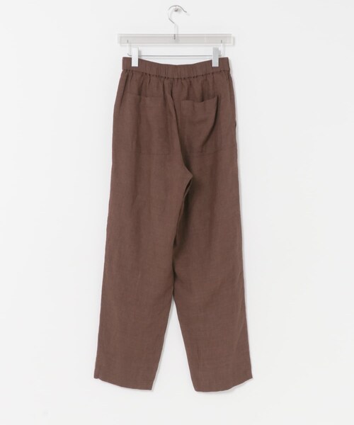 URBAN RESEARCH(アーバンリサーチ)の「YLEVE LINEN POPLIN PANTS(その他パンツ・メンズ・011 SUMI/050 BROWN・3/4)」の13枚目の写真