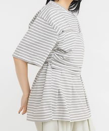 KBF | ビスチェデザインBIGボーダーTEE(Tシャツ/カットソー)