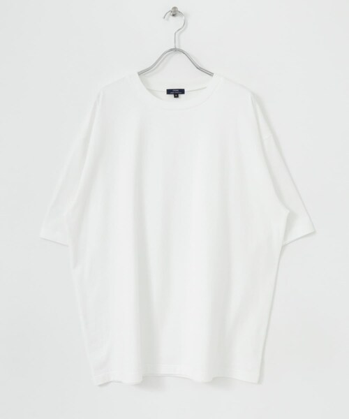 ITEMS URBANRESEARCH(アイテムズ アーバンリサーチ)の「USAコットン オーバーサイズTシャツ(Tシャツ/カットソー・メンズ・GRN/OFF/BLK/BLU/YEL・M/L)」の14枚目の写真