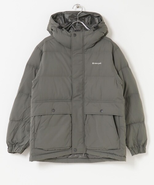 URBAN RESEARCH DOORS（アーバンリサーチドアーズ）の「Snow Peak Apparel　Everyday Down Jacket（その他アウター・レディース・CHARCOAL/BLACK/LIGHTGREEN・1）」の2枚目の写真