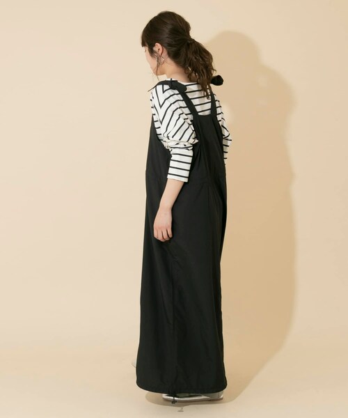 ITEMS URBANRESEARCH（アイテムズ アーバンリサーチ）の「レインウェアジャンパースカート（サロペット/オーバーオール・レディース・KHAKI/BEIGE/BLACK・one）」の9枚目の写真