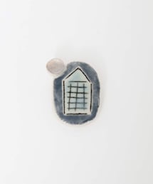 ろくろく工房 ブローチ