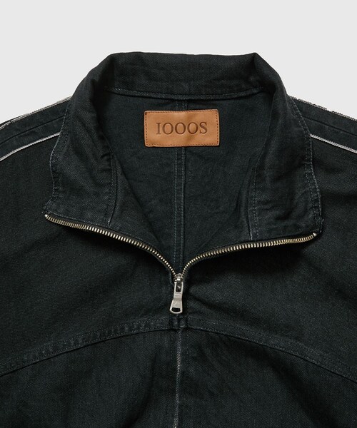 ADAM ET ROPE'(アダムエロペ)の「【THOUSANDS/サウザンズ】SELVAGE DENIM TRUCK JACKET(デニムジャケット・メンズ・ブラック/ネイビー・L/M)」の7枚目の写真
