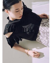 LAGUNAMOON | プリーツフリルニットプルオーバー(ニット/セーター)