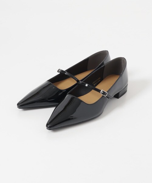 SENSE OF PLACE by URBAN RESEARCH（センスオブプレイスバイアーバンリサーチ）の「『抗菌』ポインテッドフラットパンプス（パンプス・レディース・BLACK/IVORY・S/M/L）」の19枚目の写真