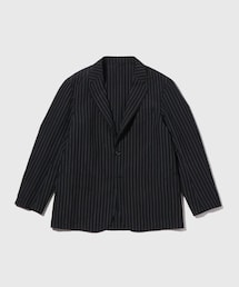ADAM ET ROPE' | WOOL LINEN JACKET(ノーカラージャケット)
