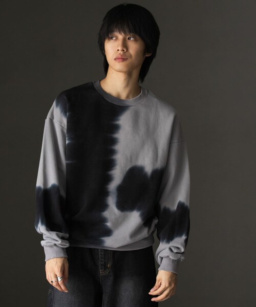 SENSE OF PLACE by URBAN RESEARCH（センスオブプレイスバイアーバンリサーチ）の「ブリーチクルーネックウェット（スウェット・メンズ・GREEN/BLACK/BURGUNDY・M/L）」の5枚目の写真