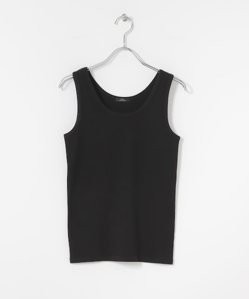 ITEMS URBANRESEARCH（アイテムズ アーバンリサーチ）の「ribタンクトップ（タンクトップ・レディース・BLK/OFF/CML/BEG・Free）」の2枚目の写真