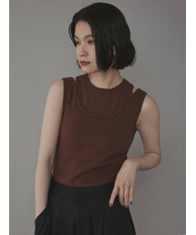 COTORICA | アメスリレイヤード風ニットタンク(ニット/セーター)