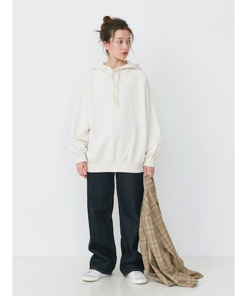 Ungrid（アングリッド）の「ハイウエストルーズストレートデニム（デニムパンツ・レディース・インディゴ/ブルー・24ｲﾝﾁ/25ｲﾝﾁ/26ｲﾝﾁ）」の17枚目の写真