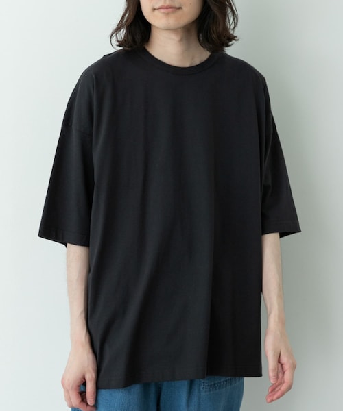URBAN RESEARCH Sonny Label（アーバンリサーチサニーレーベル）の「SHELTECH　WIDE T-SHIRTS（Tシャツ/カットソー・メンズ・BLACK/WHITE/GRAY・M/L/XL）」の2枚目の写真