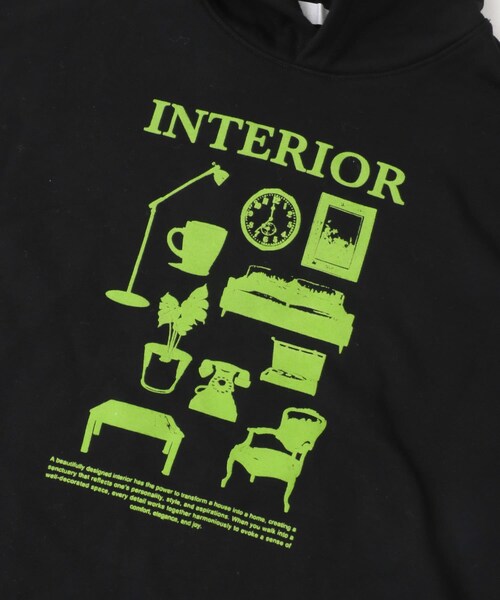 SENSE OF PLACE by URBAN RESEARCH（センスオブプレイスバイアーバンリサーチ）の「Furniture Graphic hoodie（パーカー・メンズ・BLACK/GRAY/NAVY・M/L）」の11枚目の写真