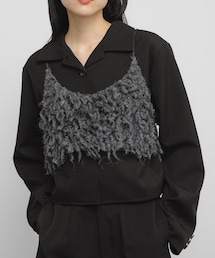 KBF | マイクロフリンジブラ(その他トップス)