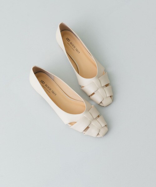 RODE SKO（ロデスコ）の「『MADE IN JAPAN』 1.5センチグルカパンプス（パンプス・レディース・BROWN/IVORY/EGG・36/37/38）」の6枚目の写真