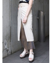 MURUA | ヘムシアーラップスカート(スカート)