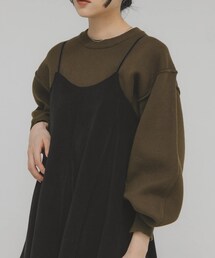 KBF | スウェットライクニット(ニット/セーター)