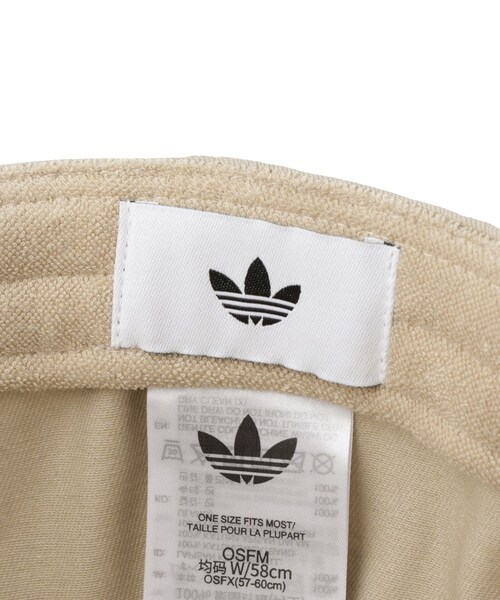ROPE' PICNIC(ロペピクニック)の「【adidas/アディダス】HERI EVERYDAY ICONS CAP(キャップ・レディース・ベージュ/ホワイト・F)」の13枚目の写真