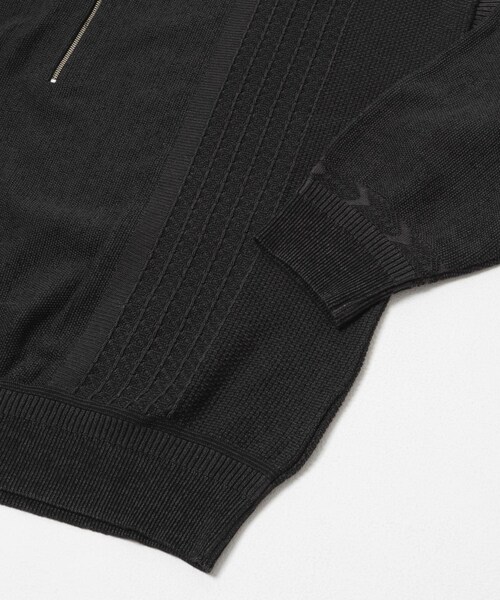 URBAN RESEARCH DOORS（アーバンリサーチドアーズ）の「YASHIKI　KANTO ZIP POLO（ポロシャツ・メンズ・M.GRAY/BLACK・1/2）」の6枚目の写真