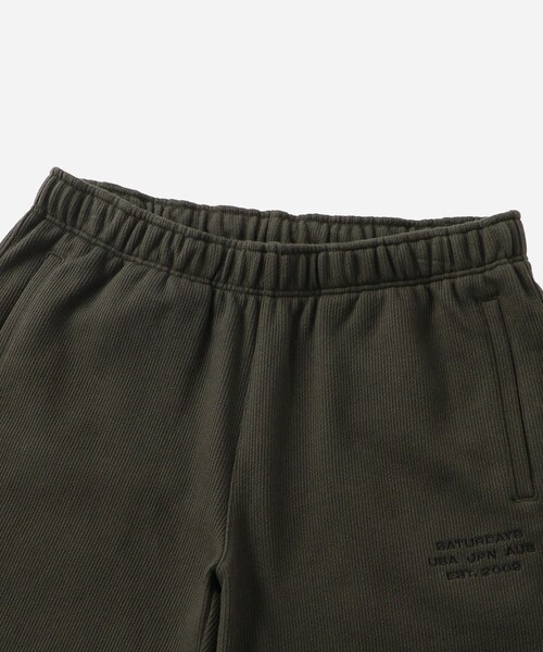 Saturdays NYC（サタデーズ ニューヨークシティ ）の「Austin Dobby Weave International Sweatshort（その他パンツ・レディース・ブラック/オリーブ・L/M/S/XL/XXL）」の18枚目の写真