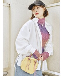 jouetie | サイドリボンロングシャツ(シャツ/ブラウス)