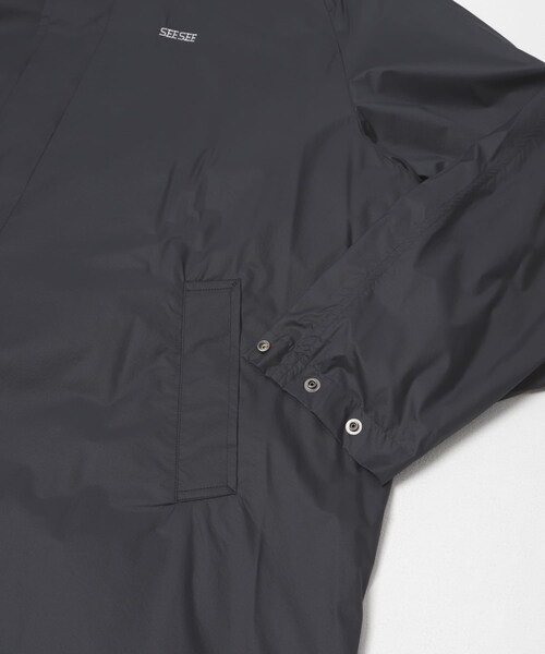 URBAN RESEARCH（アーバンリサーチ）の「SEE SEE　SOUTIEN COLLAR COAT（ステンカラーコート・メンズ・BLACK/NAVY・M/L/XL/XXL）」の14枚目の写真