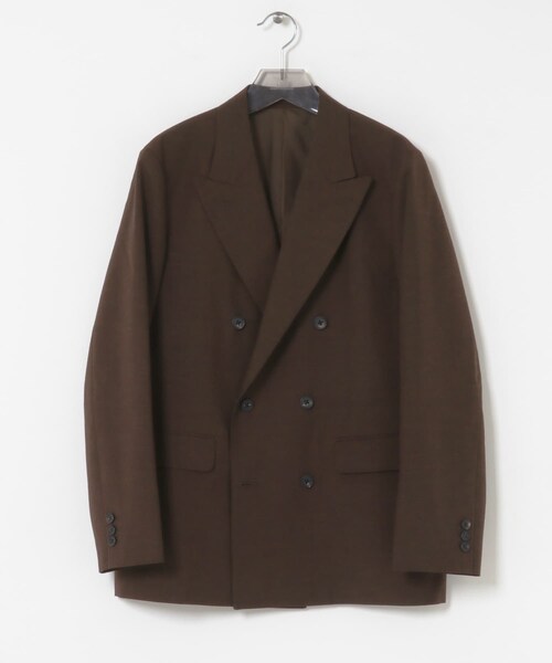 URBAN RESEARCH(アーバンリサーチ)の「new basic BRADFORD WOOL W JACKET(テーラードジャケット・メンズ・BLACK/BROWN・M/L/XL)」の16枚目の写真