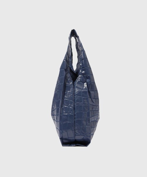 ADAM ET ROPE'(アダムエロペ)の「【HOLO MARKET/ホロマーケット】UMASETEYO Tote Bag(トートバッグ・メンズ・キナリ/ネイビー/オレンジ・F)」の6枚目の写真